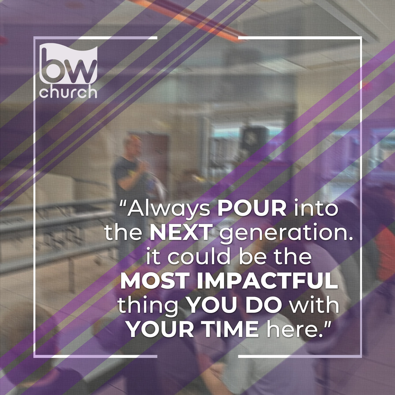 Jim - Pour into the next generation